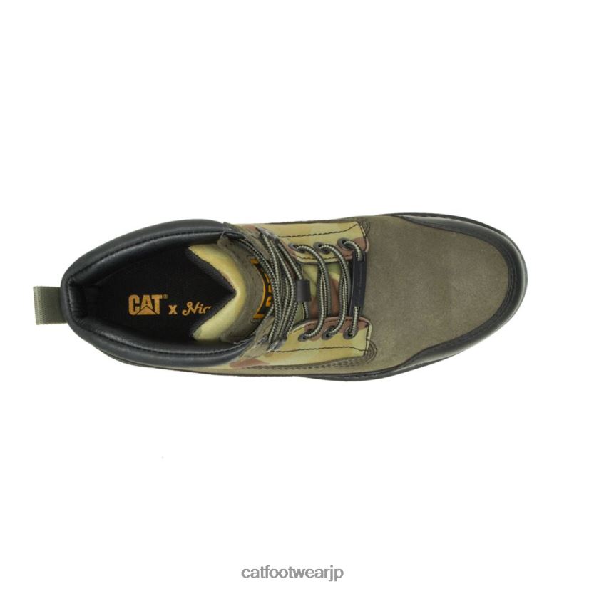 ユタブーツ 黒 男性 N2JB0V206 Caterpillar X Nigel Cabourn |カジュアルブーツ